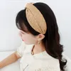 2021 Vintage Boheemse handgemaakte gevlochten stro rotan top geknoopte bands hoofdband voor vrouwen accessoires riethaar