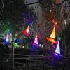 LED Işıklı Oyuncaklar Cadılar Bayramı Cadı Şapka Moda Parti Kavşak Sahne Cosplay Kostüm Aksesuarları Çocuk Yetişkin Toptan