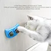 Cat Leksaker Hälsa Behandlar Catnip Ball Candy Ta bort Pet med hårlampor Pussy Licking Toy Catmint