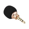 Mini 3.5mm Jack Microphone Omnidirectionnel Portable Téléphone Portable SmartPhone Mic pour iPhone5 6s 6 Plus PC Portable