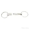 10 Stück Premium-Schnellverschluss-Auseinanderziehschlüssel, abnehmbarer praktischer Schlüsselanhänger, abnehmbares Schlüsselanhänger-Zubehör mit zwei Spaltringen WHvfd