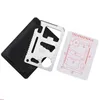 100pcs/Lot Mini Stainless Steel Saws Multi Pocket Credit Card Tools Portable Outdoor Survival Camping Wallet Tool Knife