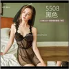 Vêtements de nuit sous-vêtements pour femmes vêtements livraison directe 2021 porno ensemble de lingerie érotique femmes Cosplay Costumes noir tentation mariée robe de mariée Un