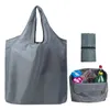 NEW12 Colors Solid color Portable Folding Bag Eco Friendly Nylon Grocery Shopping Bag Tote Pouch Organizer CCD9642
