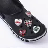 Stopowe diamenty w kształcie serca Designer Design Metal Charms do sandałów Buty Dekoracji Prezenty