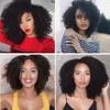 Brésilien Afro crépus Bouclés Cheveux Humains Non Transformés Vierge Afro Crépus Bouclés 3 Faisceaux 9A Malaisie Péruvienne Vierge Armure De Cheveux Humains 6558561