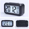 Floor Clocks Upgraded Version Of Multi-function Smart Clock With Large Screen Display Smarts Photosensitive Temperature Version Luminous Alarm Home