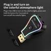 2 in 1 colorato modello di vendita caldo usb wireless bluetooth 5 0 trasmettitore ricevitore stereo audio 3/5mm per tv car pc