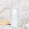 Sublimation Barrel Shaped Wine Tumbler Beer Mug 25oz/700ml 15oz/420ml Beverage Cup Water Bottle 18/8 Stainless Steel Insulated Vacuum 2-Wall Thermal Glass Flask