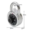 Newmini Portable Password Locks Fight Fight Close Safe Disc Anti-Theft Lock Metal Dial Камера Багаж Держатель Пароли Padlock Rra11310