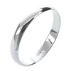 Anelli a grappolo in argento sterling sterling sterling band Comfort Fit Solid Solid 925 -3mm, 17.3mm