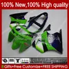 Kropp för Kawasaki Stock Grön ZX-6R 6 R ZX-636 ZX600 ZX600CC 98 99 39HC.15 600cc ZX636 ZX6R 98 99 ZX 636 ZX 6R 1998 1999 Full Fairing Kit