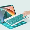 Epacket Magnetische Tastaturhülle Combo für Xiaomi Mi Pad 5 5 Pro, beleuchtete LED-Tastatur, Mausschutzhüllen9958522