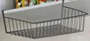 Armoire de rangement en fer et supports de rangement cloisons de bureau paniers suspendus étagère murale de lit 211112