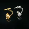 Pimler broşlar yüksek kaliteli moda yeni kravat klips Broach mücevher lüks top metal brooch yaka pimi erkekler için gömlek takım aksesuarları hkd230807