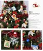 DIY Czuł Choinki Wesołych Świąt Dekoracje dla domu Cristmas Ornament Xmas Navidad Gifts Santa Claus rok drzewo 211112