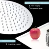 Pommeau de douche carré en acier inoxydable de 46810 pouces pommeau de douche pluie Chrome haute pression Chuveiro robinet de bain fret gratuit