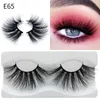 100% Real Mink Eyelashes 6d 25mm Makeup Lash Mjuk naturlig lång Tjock Dramatisk Fake Eyelash Extension Ögonfransar Skönhetsverktyg