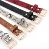 Pin Buckle Luxury Strap Party PU Leather Fashion Snakeskin Print Adjustable Dress Jeans For Girls Waistband Women Belt Shopping G220301