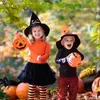 3pcs pumpa hink med handtag plast mellanmål godis burk låda trick eller behandla fest halloween dekoration barn kostym cosplay rekvisita y0827