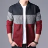 2021 New Outono Jaqueta de Inverno Homens Quentes Cashmere Casual Lã Zipper Slim Fit Jaqueta Jaqueta Homens Casaco Vestido Knitwear Masculino P0804