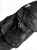 Japońska Streetwear Techwear Spodnie Cargo dla Mężczyzn Baggy Wide Noga Czarny Jogger 211006