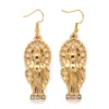 Gold Color Virgin Mary Dangle Earrings Religious Christianity Trendy Lucky Chandelier Jewelry