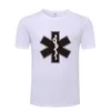 T-shirt da uomo da uomo tecnico di emergenza EMT T-shirt manica corta o collo in cotone T-shirt casual Top Tee 210707