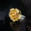 Ohrringe Halskette Dubai Gold Schmuck Sets Afrikanische Braut Hochzeit Geschenke für Frauen Saudi-arabische Armband Ring Set Blumen Schmuck305x