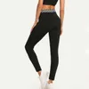 Wysoka talia elastyczna trening legginsy kobiety szczupły fitness moda czarny dla siłowni sport działa plus rozmiar 210925