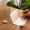 Por atacado Cartão retro das folhas do teste padrão com o aniversário do casamento do envelope convites do negócio da ação de graças do Natal cartões Cartão criativo do papel de Kraft DIY