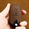 Genuine Leather Car Key Cover For Camry Prius Corolla C-HR CHR RAV4 Avalon Land Cruiser Prado 2018 2019 2020 Remote Fob