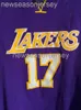 Maglia viola cucita Andrew Bynum # 17 Personalizza qualsiasi nome numerico Maglia da basket XS-5XL 6XL