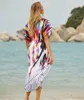 Cotton Swim wear Plus size Beach Cover up Kaftan Robe de Plage Kimono Bikini Sarong Tunic For Vestidos playa
