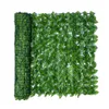 Konstgjorda blad trädgård staket screening rulla UV bleknad skyddad integritet artificiell staket vägg landskapsarkitektur murgröna trädgårds staket panel
