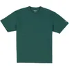 Summer 310g Slub Cotton Fabric Oversize T-shirt Men Garment Washed Drop Shoulder Plus Size Tops Quality Tshirt 210629