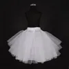 Top Quality White Tulle Layers inchado pequena anágua acessórios de casamento underskirt bebé tutu saia 210331