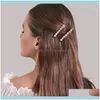 & Tools Productskorean Version Of The Hair Aessories Sweet Metal Crystal Hairpin Creative Flower Word Clip Adult Suit Hairpin1 Drop Delivery