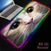 Tapis de souris Repose-poignets MRG White Cat Face Grand tapis de souris antidérapant en caoutchouc Republic Of Gamers Tapis de jeu pour ordinateur portable, ordinateur portable, tapis de bureau 6641797