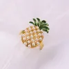10st Restaurant El Pearware Pearl Ananas Servett Buckle Ring Diamond Handduk Tyg Ringar