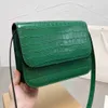 Fashion Bags Lady Cross Body Shoulder Letter Famous Designer Handbag Women Totes Flaps Hasp Letter Plain Alligator Crocodile Print Smooth Clutch Purse