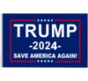 2024 В наличии Декор Banner Trump Flag America Снова для президента США Дональд Трамп Избрание Баннер Флаг Дональд Флаги