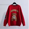 Kerstmis Little Bear Sweetshirts voor Bury Sweater Loose AllMatch Dames039S Jumper Fall Kawaii Desit9295209