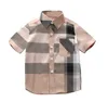 Crianças camisas nova chegada primavera outono meninos camisa de manga comprida xadrez moda algodão roupas infantis 2-7 anos 227f3381378
