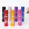 7colors 5ml Perfume Butterfly Drill Point Aluminum Tube Packing Travel Perfume Empty Bottle Essential Oils Diffusers Fragrance