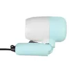 1200W Mini Portable Foldable Anion Hair Dryer Hot and Cold Wind Constant Temperature for Home Dorm Travel - Blue 220V