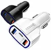 Type C Car Charger Cigarette Lighter 5A PD Quick Charge QC 3.0 Dual USB Port Fast Charger for xiaomi iphone 13