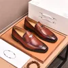 A1 Spring Woven Skin Leather Men zapatos Summer Hollow Hollow Breathable Oxfords zapato Hombre Casual Slip on Formal Dress Shoes for Man