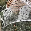 20G Halloween przerażający wystrój imprezowy Elastery Spider Web Cobweb Bawełna Horror Halloween Dekoracja dla baru Haunted House Scena Props6639014