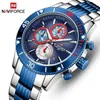 Montres Hommes NAVIFORCE Top Marque De Luxe D'affaires À Quartz Hommes Montre-Bracelet Chronographe Sport Montre Homme Date Relogio Masculino 210517